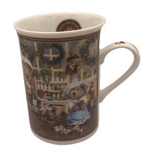 Danbury Mint Vintage Boyds Bear Collector Mugs "Bears 'N' Bloom"